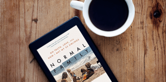 Normal Family By Chrysta Bilton: This Book Is A Wild Ride Normal Family, a book, on a table with a cup of coffee