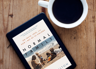 Normal Family By Chrysta Bilton: This Book Is A Wild Ride Normal Family, a book, on a table with a cup of coffee