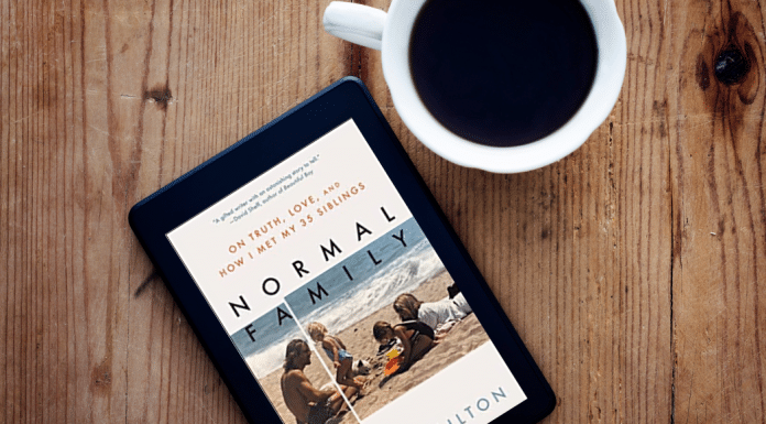 Normal Family By Chrysta Bilton: This Book Is A Wild Ride Normal Family, a book, on a table with a cup of coffee