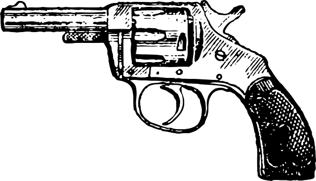 Drawing of a gun