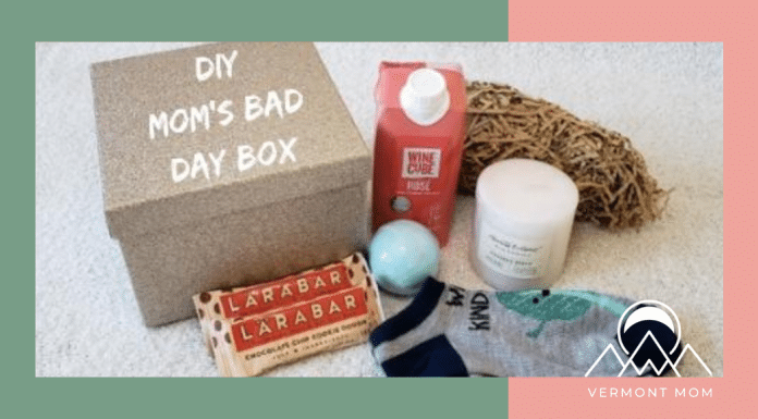 DIY Mom’s Bad Day Box: Everything You Need to Turn Your Day Around This is a blog post about DIY moms bad day boxes