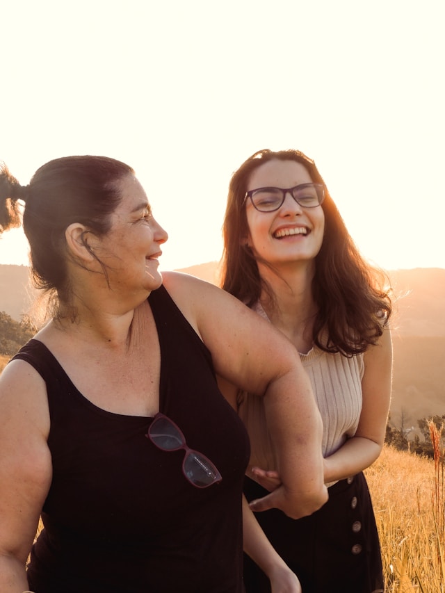 mother and daughter