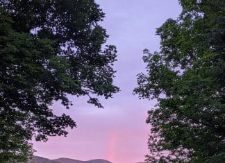 How Parents Grieve: A 5-Step Approach to Healing mountain view with purple sky and rainbow