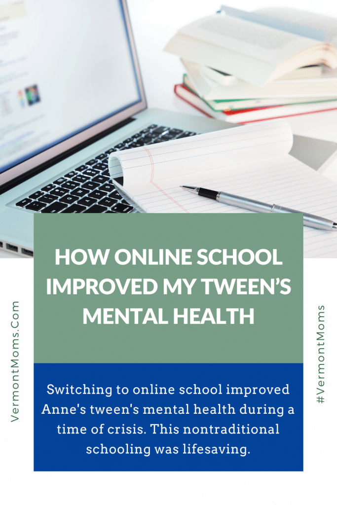 How online school improved my tween's mental health