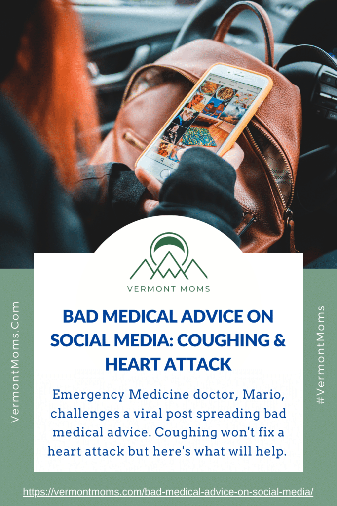 Bad medical advice on social media
