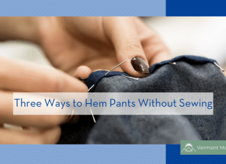 Three Ways to Hem Pants Without Sewing