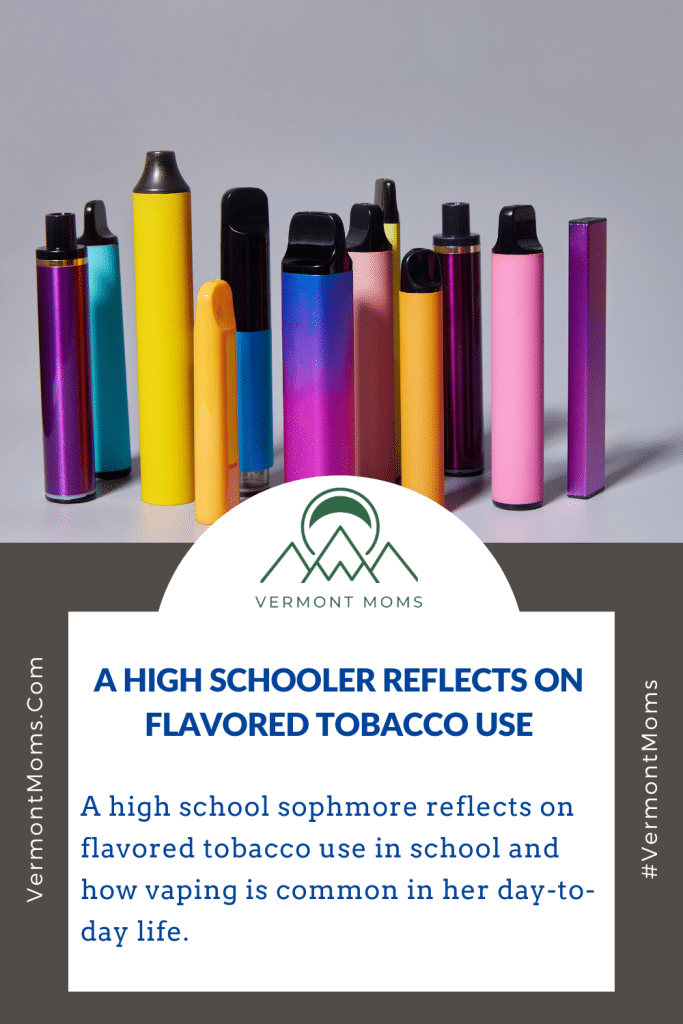 A High Schooler Reflects on Flavored Tobacco Use