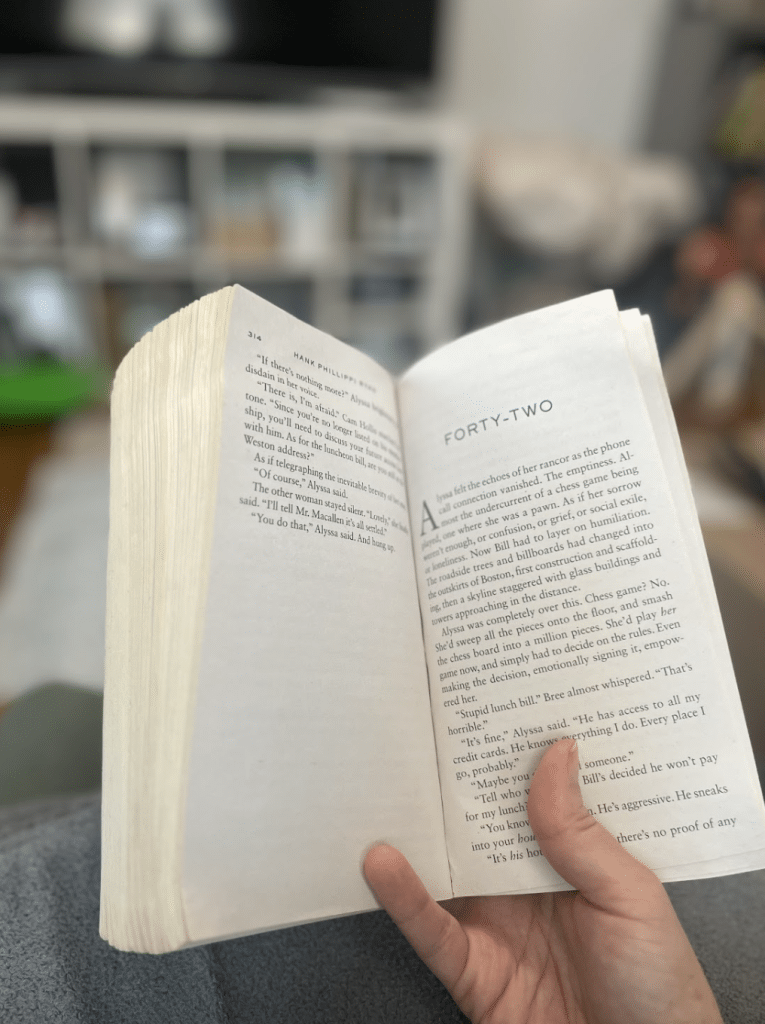 Reading regularly was an important part of my third baby postpartum hacks