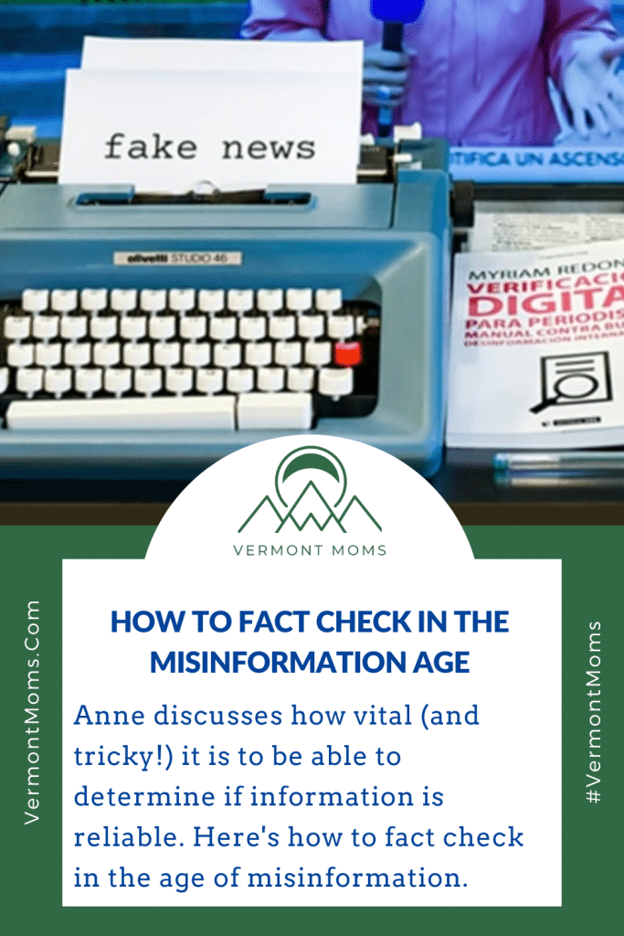 How to Fact Check in the Misinformation Age